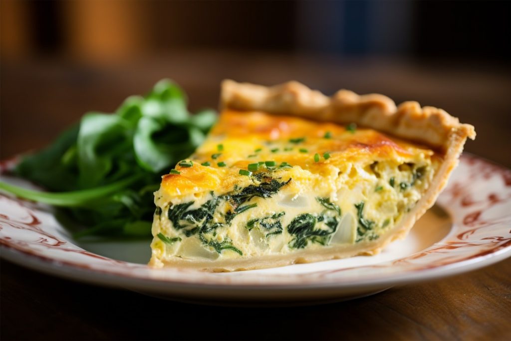 plant based quiche