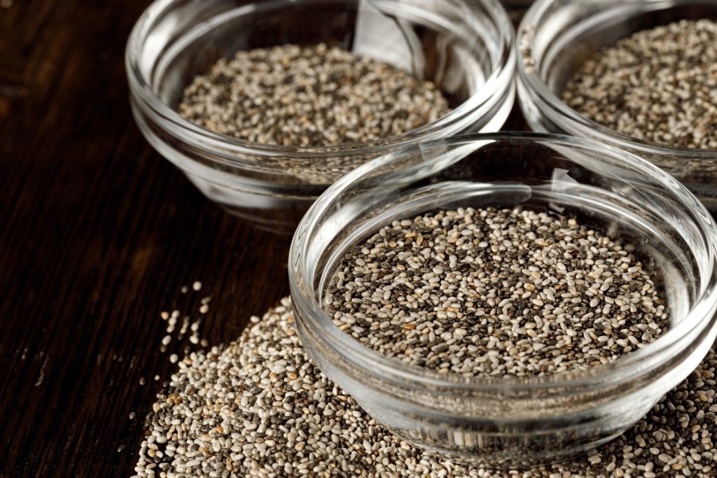 Chia seeds as source of viscous fibers for women during menopause