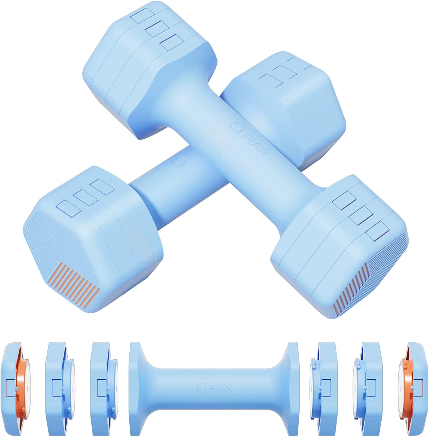 FIAR Adjustable Weight Dumbbells