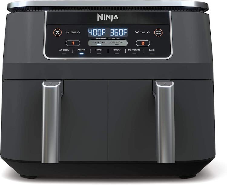 Ninja DZ201 Foodi 8 Quart 6-in-1 DualZone 2-Basket Air Fryer