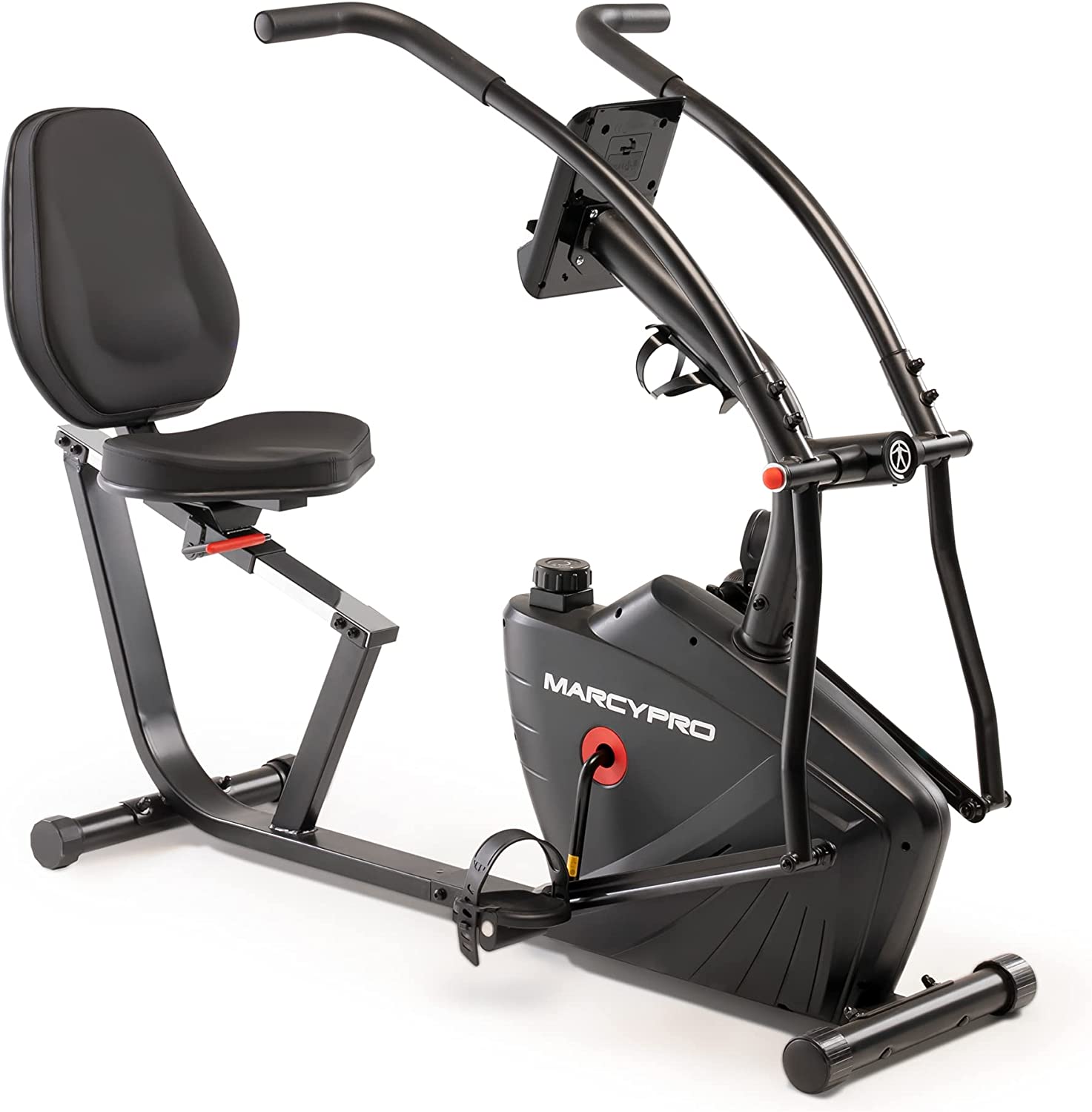 Marcy Dual Action Cross Training Recumbent Exercise Bike with