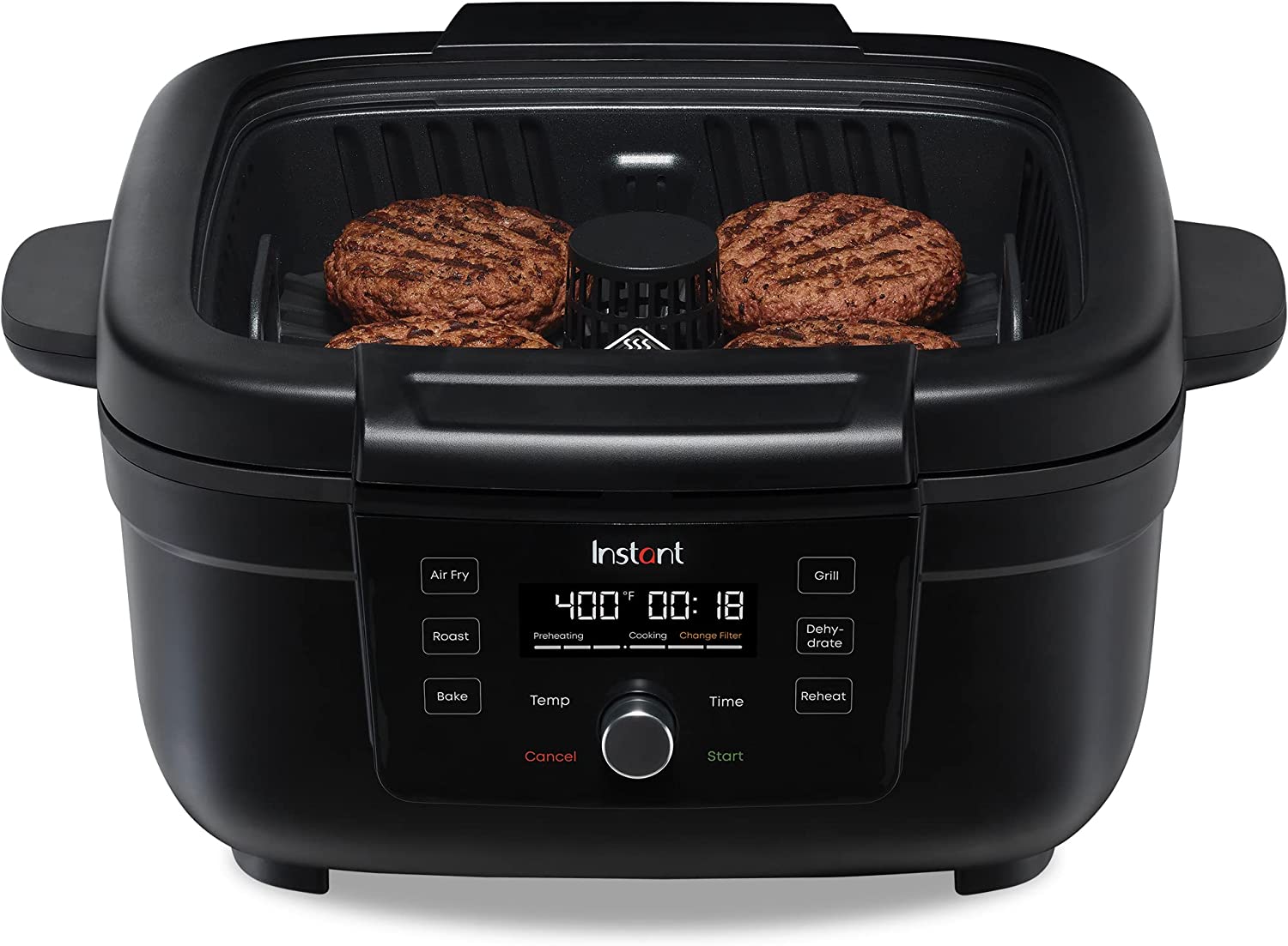 Instant 6-in-1 Indoor Grill and Air Fryer