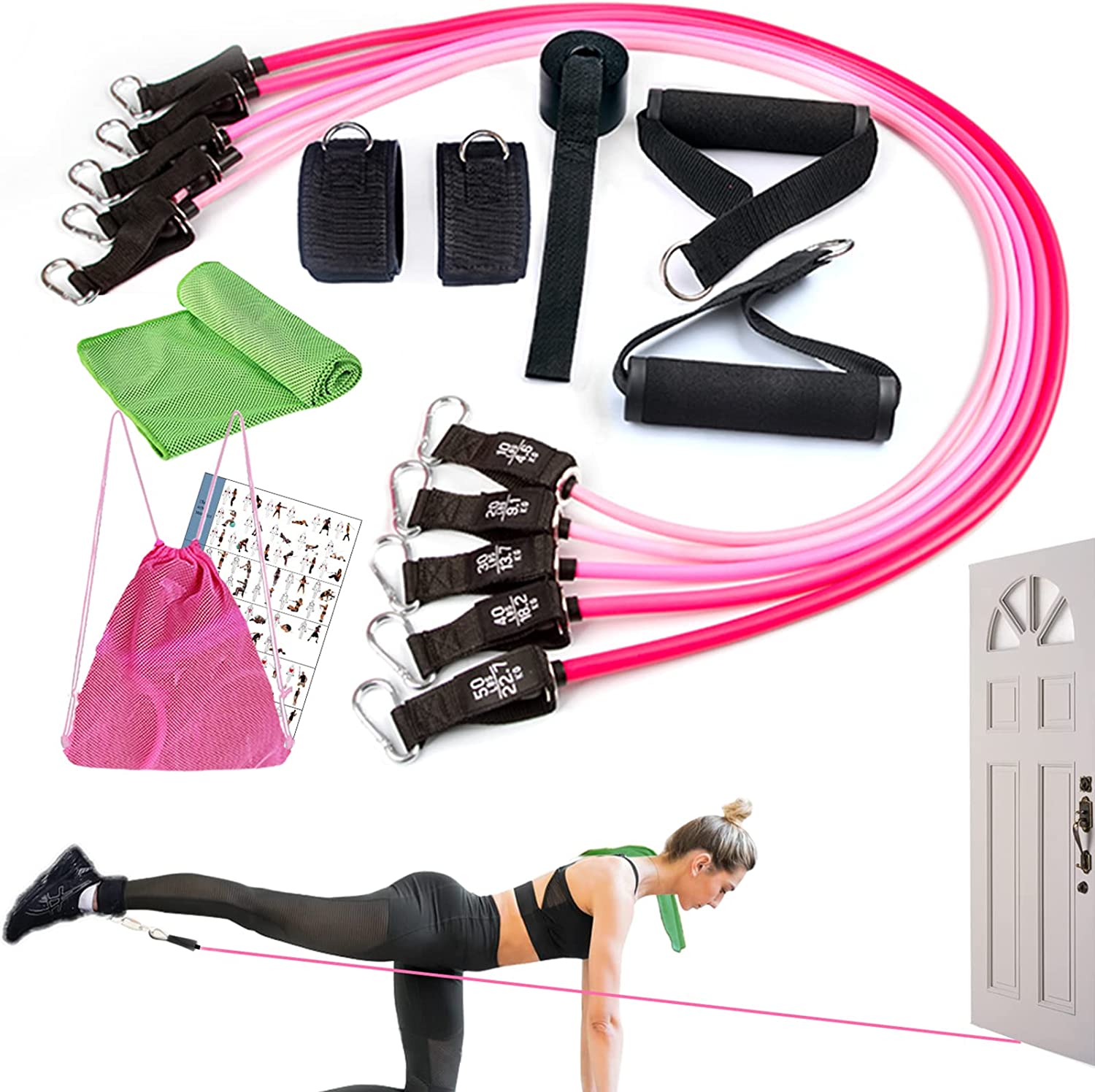 Letdle Latex-Free Resistance Band Set