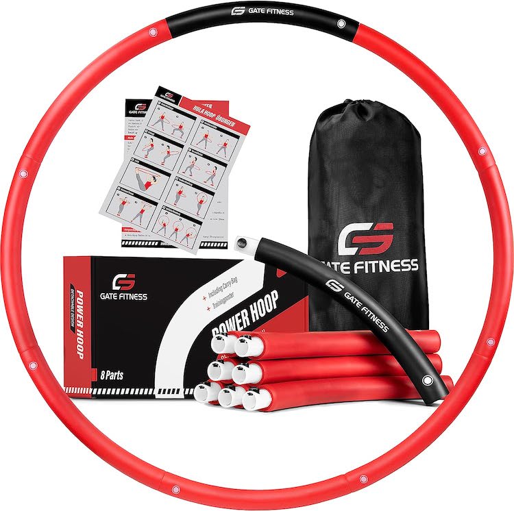 GATE FITNESS® Weighted Hula Hoop