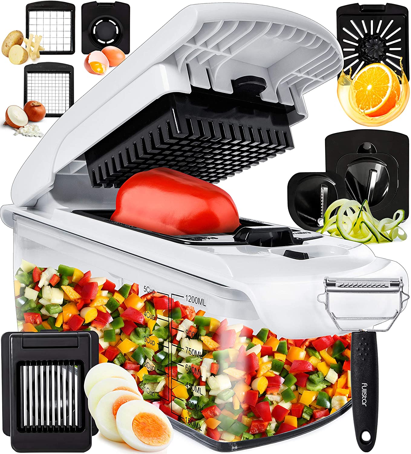 FullStar 9-in-1 Deluxe Vegetable Chopper
