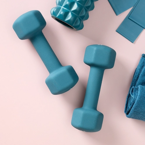 teal workout equipment