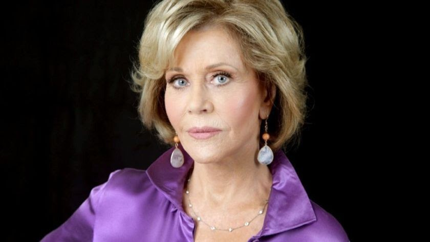 Jane Fonda at 82 years of age.