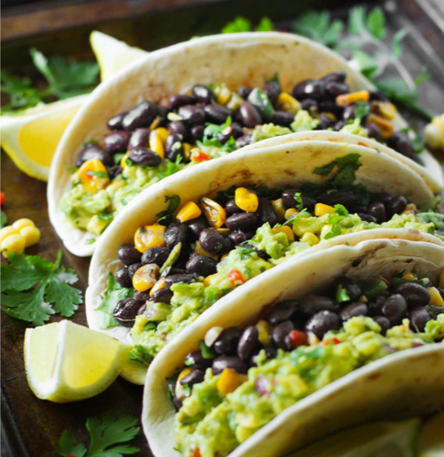 tosca reno's loaded guacamole veggie tacos