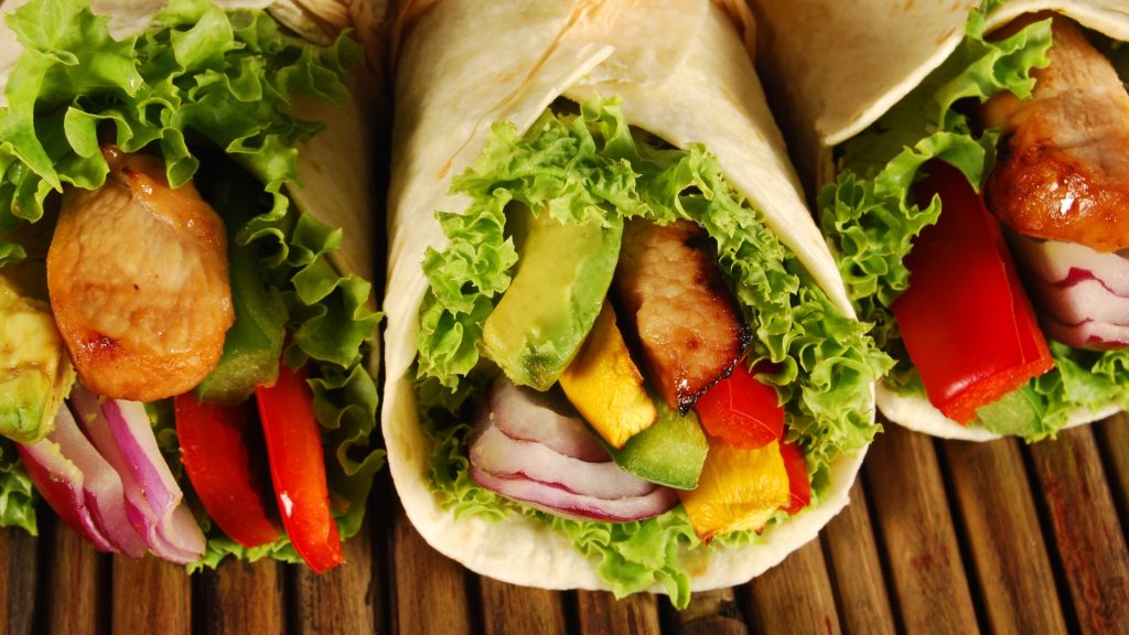 chicken avocado wrap