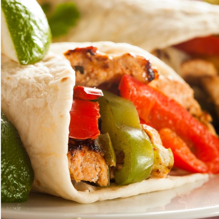 chicken fajitas