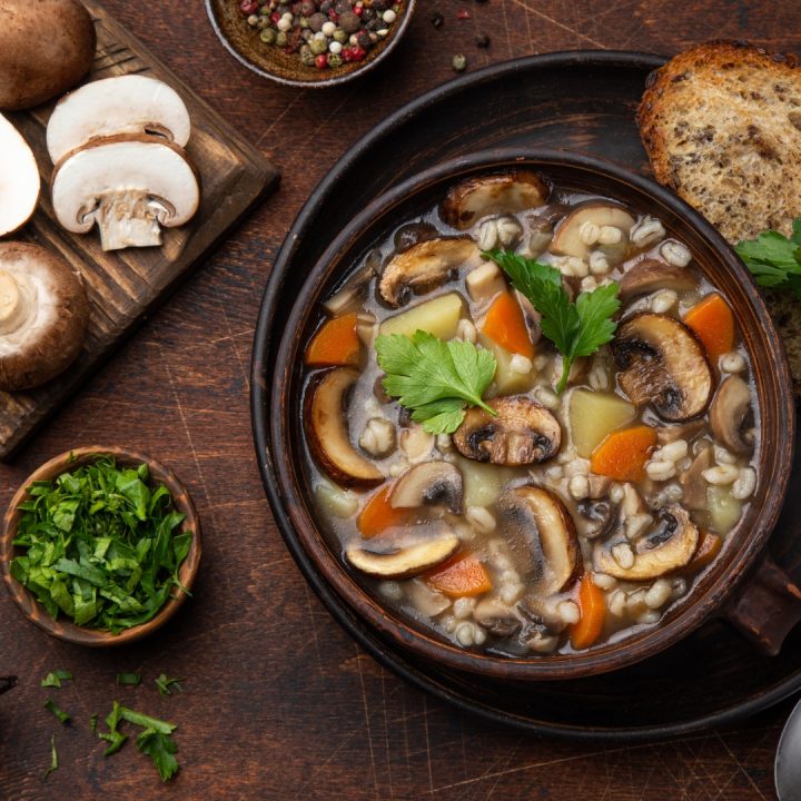 mushroom barley soup