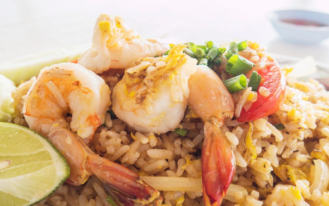 Paella with Shrimp