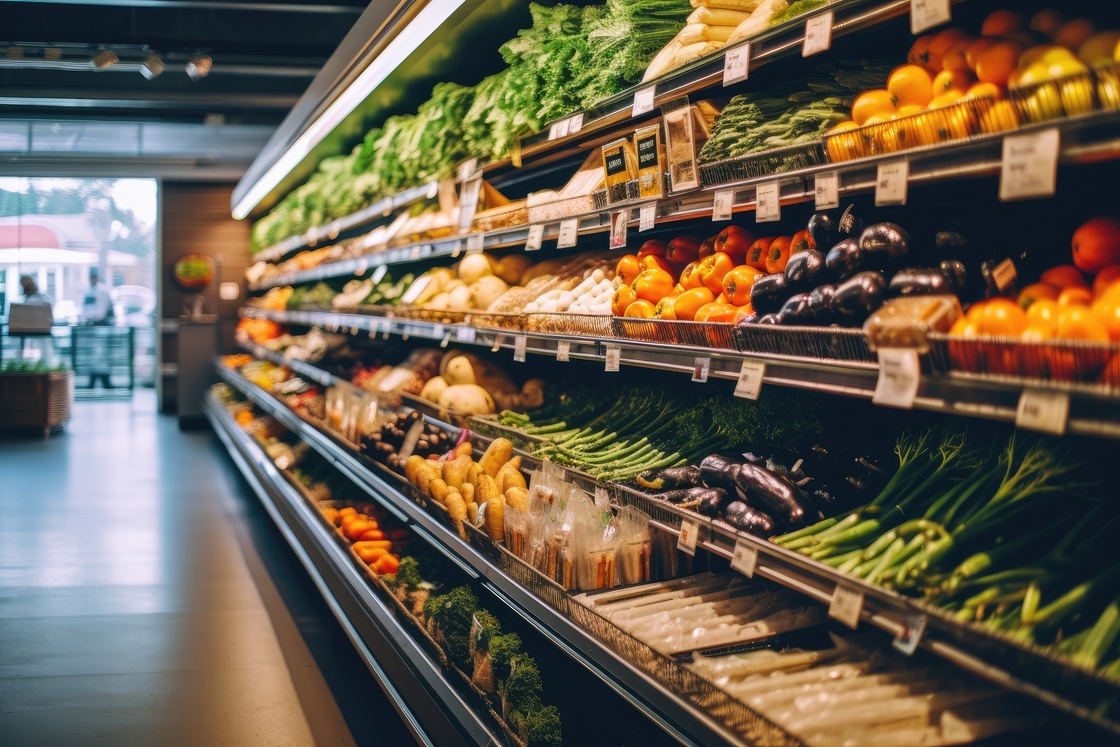 grocery store produce area