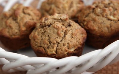 Apple Walnut Sweet Potato Muffins