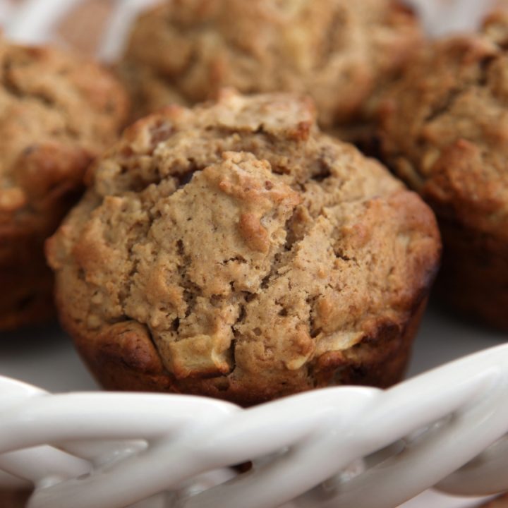 apple walnut sweet potato muffins